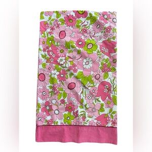Vintage 70s Retro Floral Wabasso Pillowcase 20.5”x33.5 inches